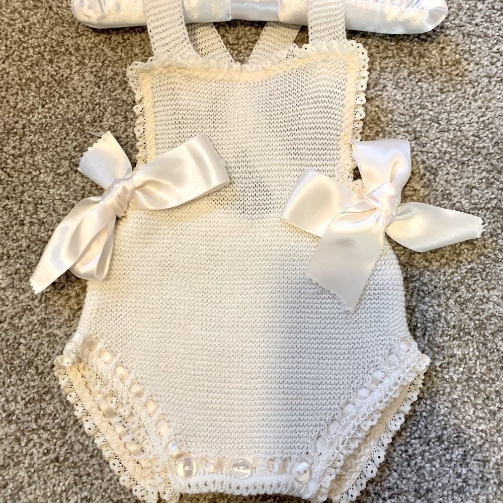 Newborn Spanish imported romper size 0 months